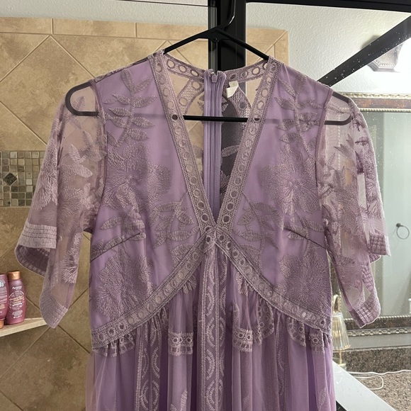 Pink blush maternity dress - Picture 5 of 7